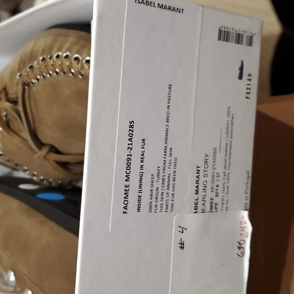 NIB $690 Isabel marant slippers - Picture 4 of 8